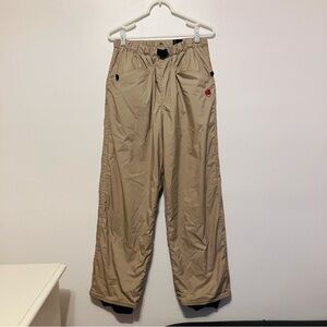 Burton’s Beige/Tan Snowboarding Pants from early 2000’s